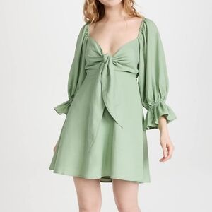 Charlie Holiday Mint Green Mini Dress